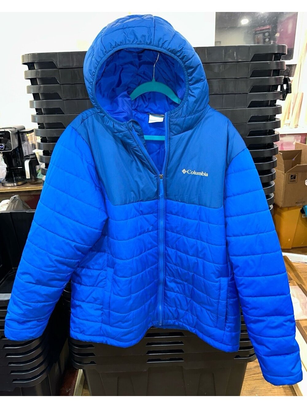 Columbia puffer coat size XL